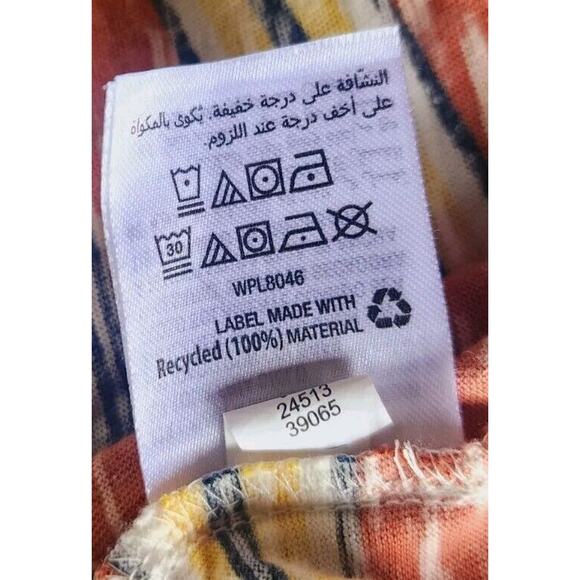 Sun + Stone Baja Stripe Pullover Lightweight Hoodie Long Sleeve Surf Shirt XL - Picture 5 of 8